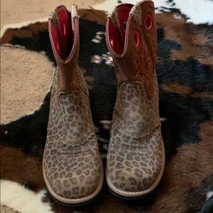 Ariat cheetah boots